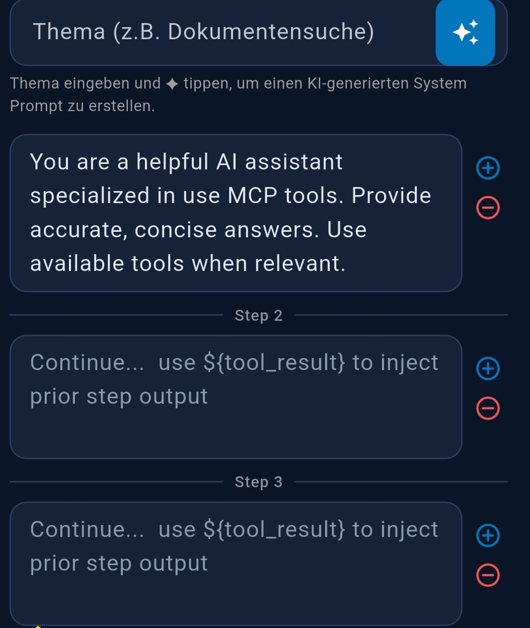 System prompts