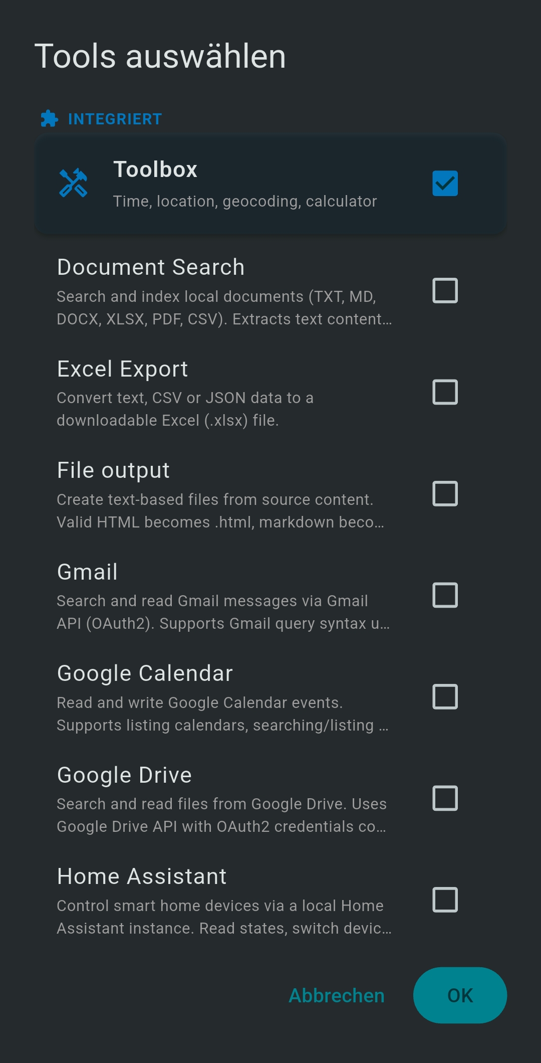 Tool selector p1
