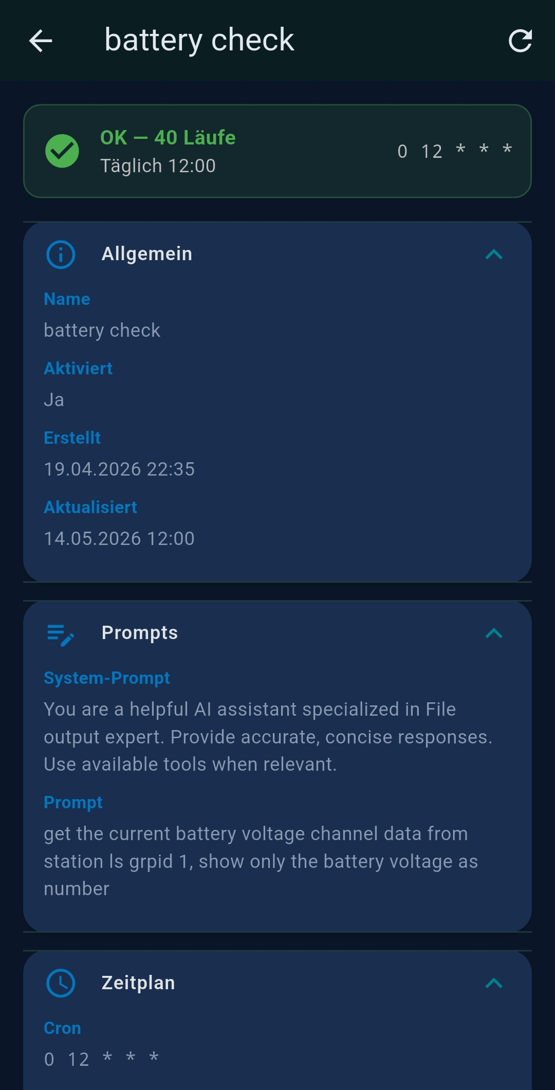 Agent popup