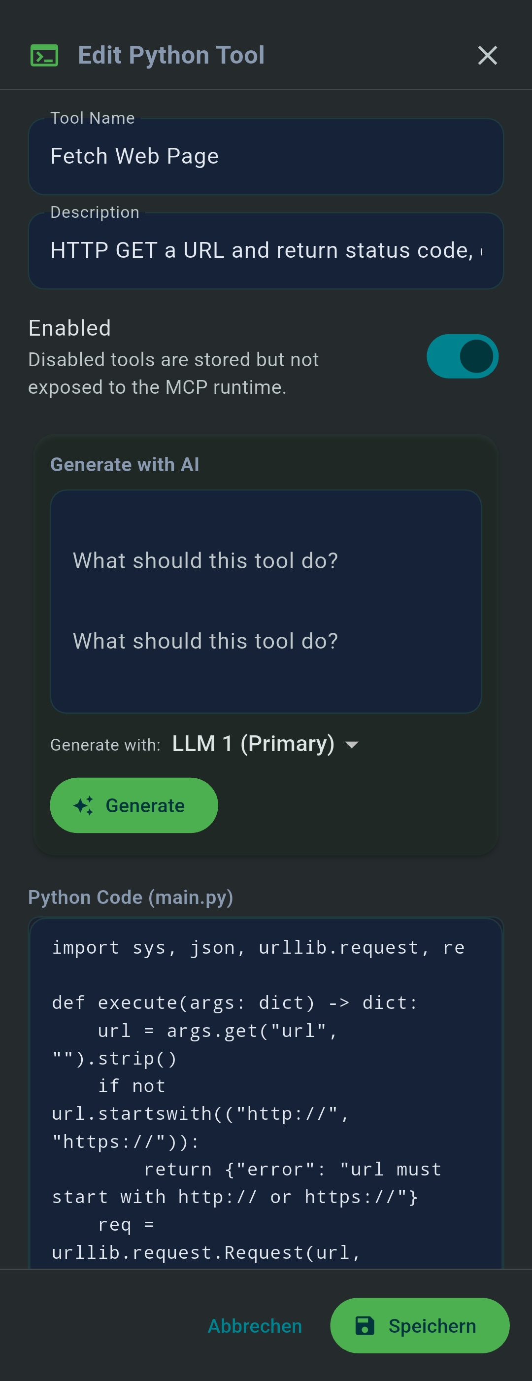 Python tool 2