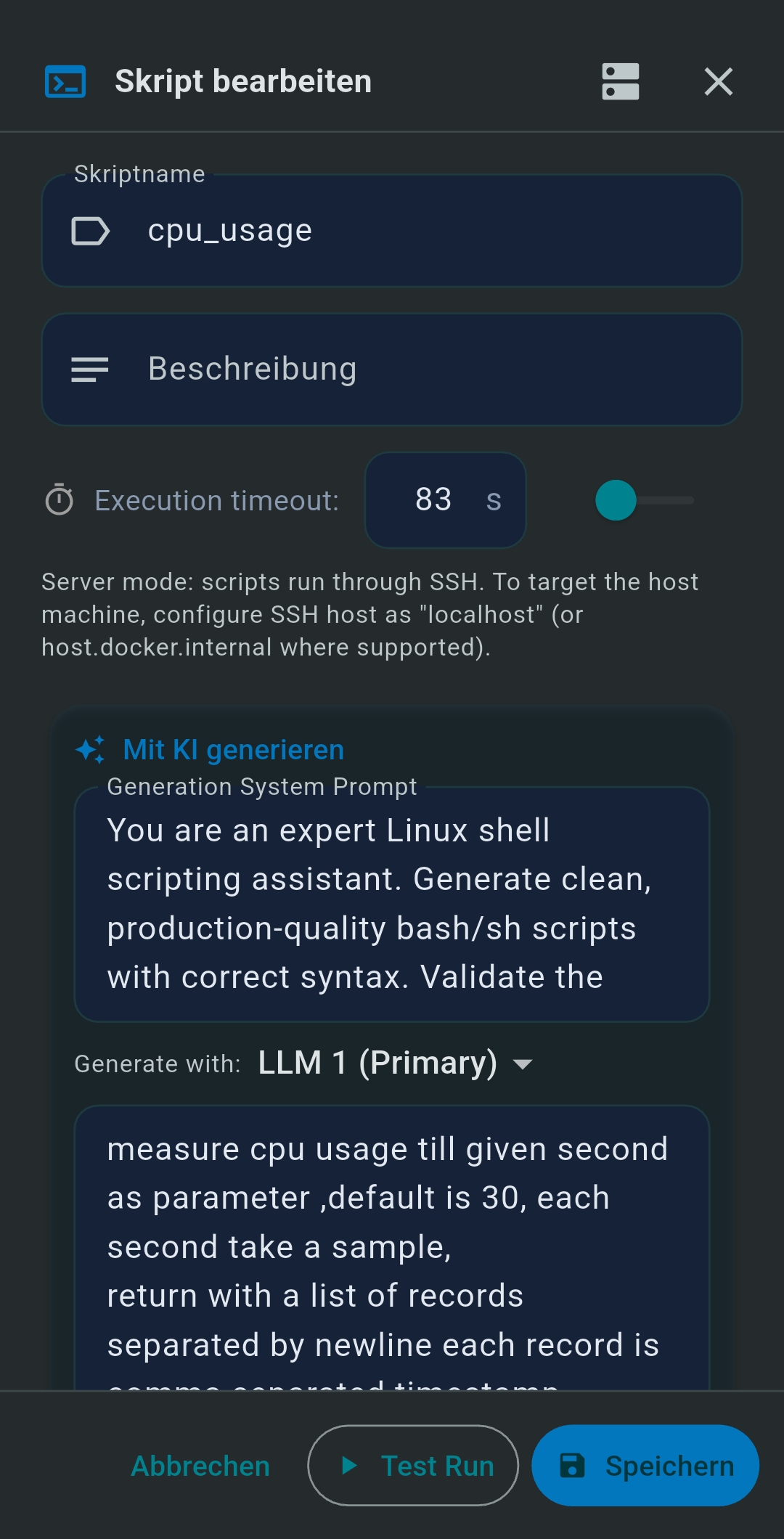 SSH scripts list