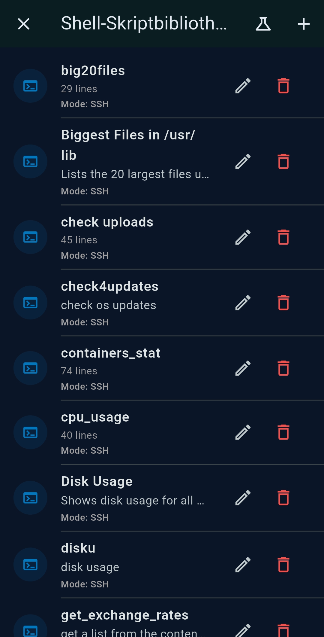 Script test run