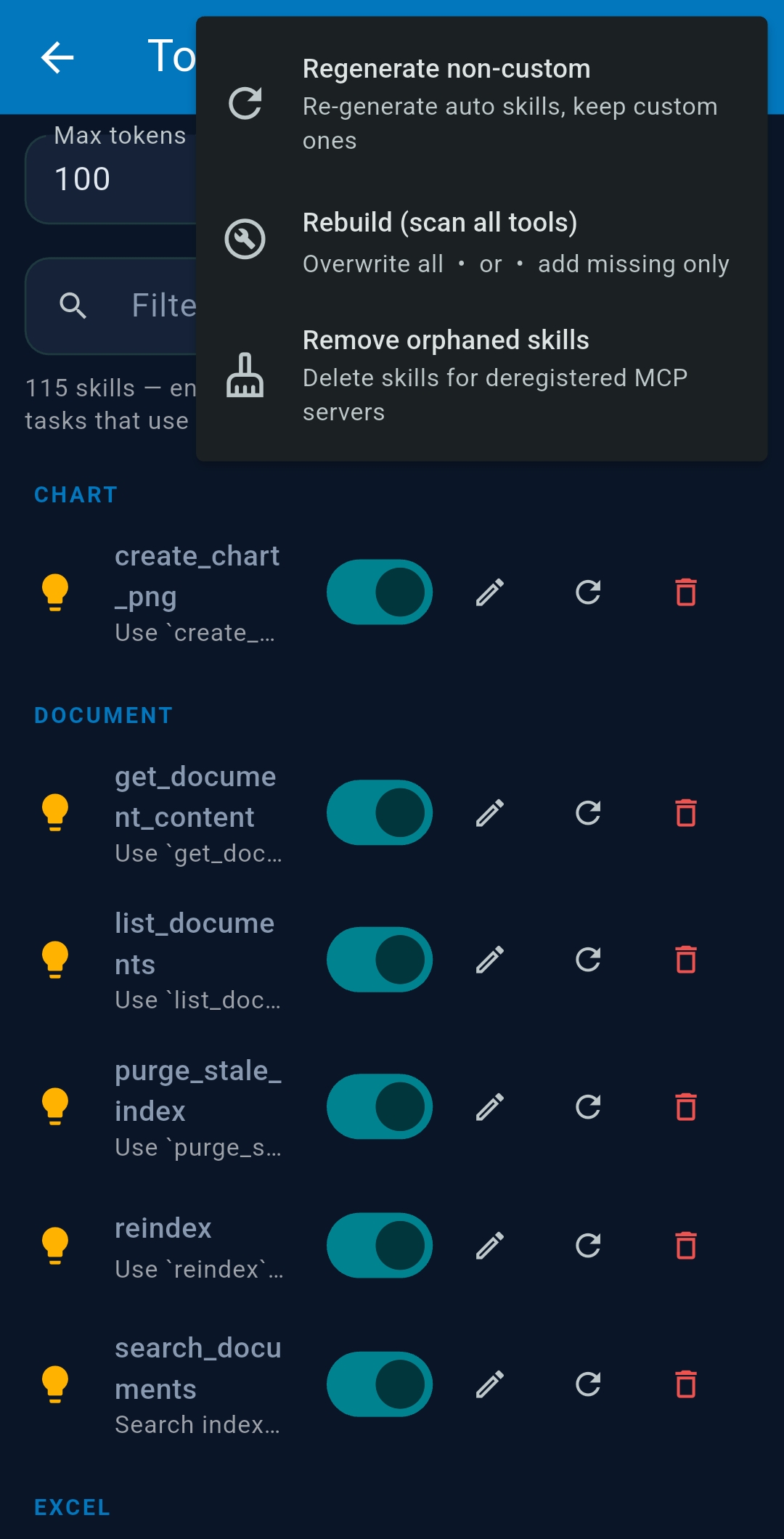 Skill detail